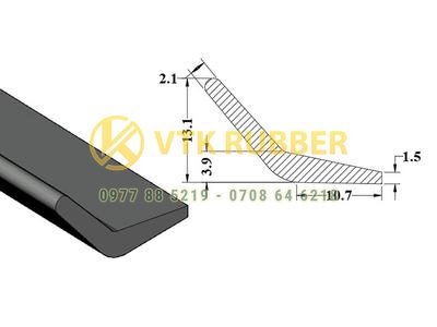 Công ty bán ron cao su chữ L ở tỉnh Bắc Ninh