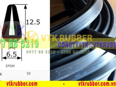 Ron cao su chữ U khe hở 2mm