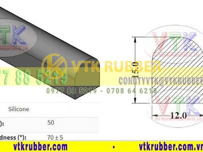 Nơi bán gioăng silicon chịu nhiệt chữ D Bà Rịa-Vũng Tàu