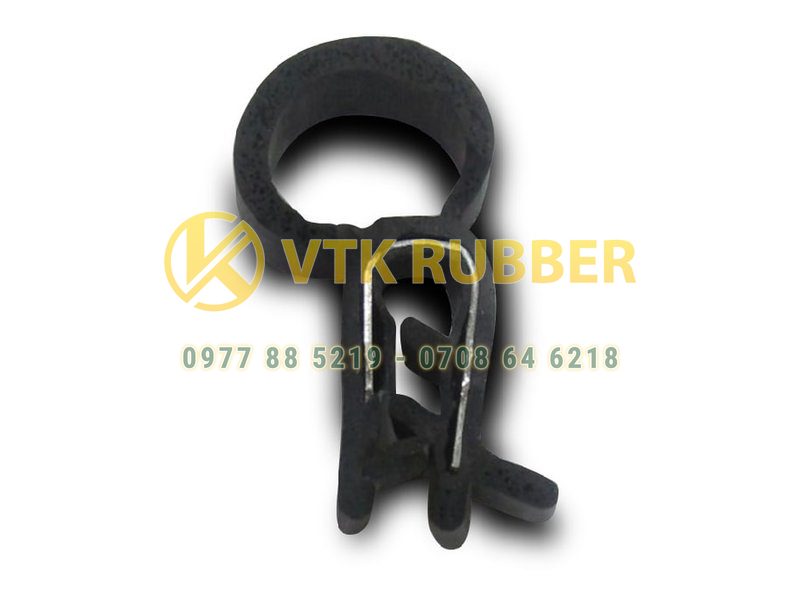 Gioăng cao su xốp bọc kẽm, nẹp cửa tủ điện chữ U
