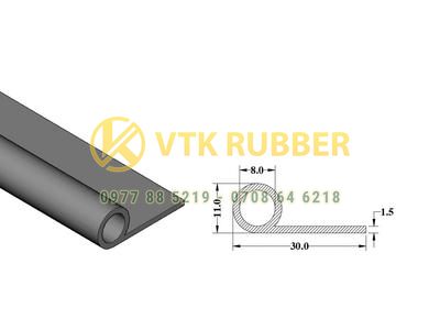 Nhà máy gioăng cao su củ tỏi chữ P đỏ, trắng ở Đắk Nông