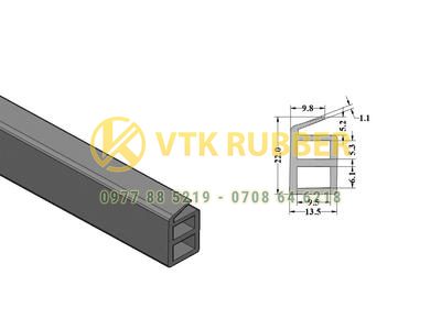 Gioăng ống cao su xốp vuông cơ khí ở Cà Mau