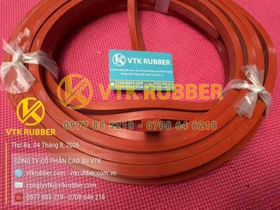 Ron silicon chữ nhật chọn đúng quy cách, lắp kín không hở