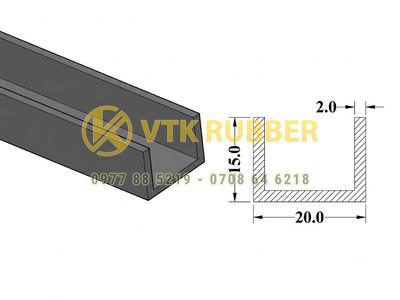 Cơ sở sản xuất gioăng silicon màu trắng chữ U ở Vĩnh Long