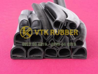 Gioăng cao su chữ E EPDM – Làm kín cửa, chống thấm, chống ồn, chịu nhiệt tốt