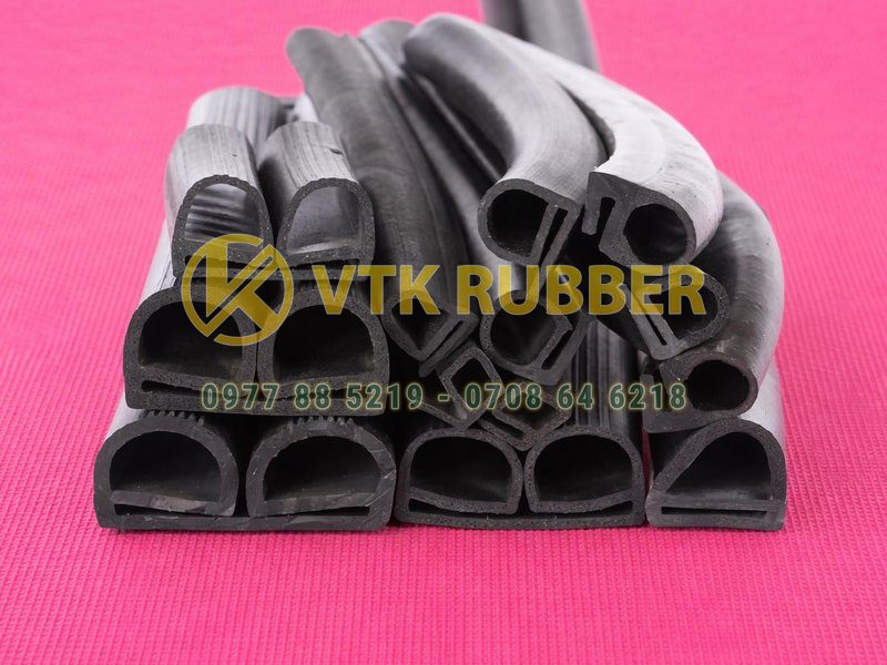 Gioăng cao su chữ E EPDM – Làm kín cửa, chống thấm, chống ồn, chịu nhiệt tốt