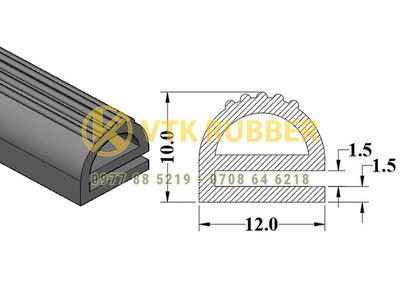 Cơ sở cung cấp gioăng silicon chịu nhiệt chữ E ở Lâm Đồng