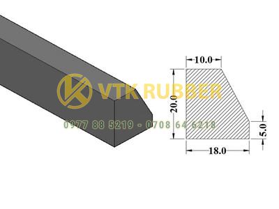 Gia công gioăng silicon chịu nhiệt chữ D Long An