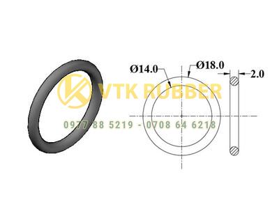 Xưởng sản xuất oring silicon tiết diện tròn Nghệ An