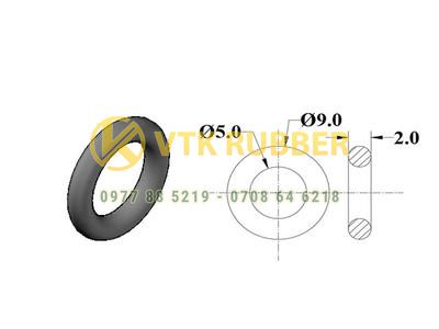 Oring silicone chịu nhiệt màu đỏ