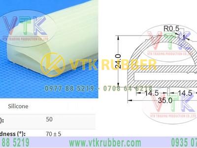 Gioăng silicone chịu nhiệt cho nồi hấp, tủ sấy