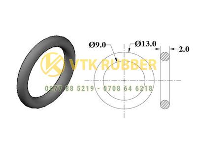 Oring silicone màu đỏ chịu nhiệt