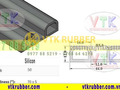 Nơi bán gioăng silicon chịu nhiệt chữ D Quảng Trị