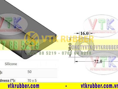 Cơ sở cung cấp gioăng silicon trắng chữ P ở Ninh Thuận