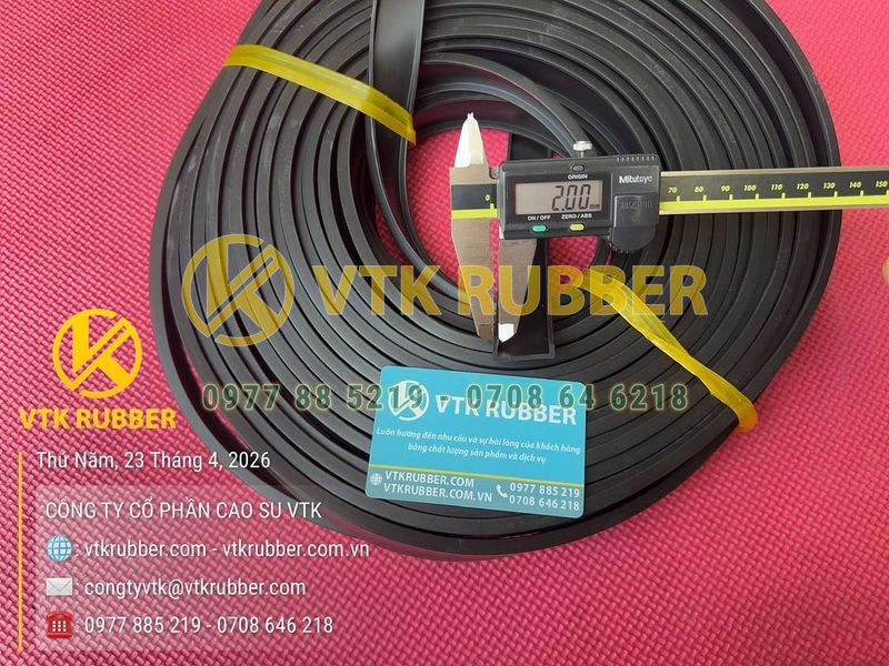 Ron cao su EPDM chữ U 24x6x2