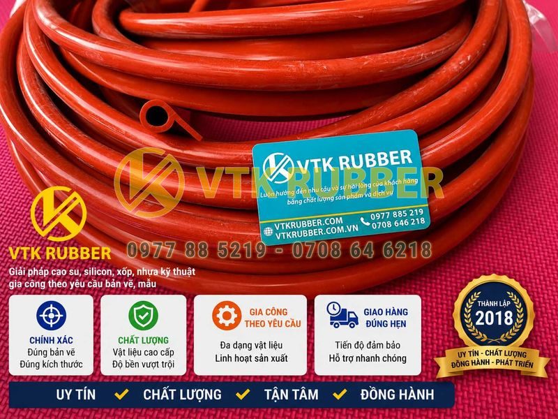 Ron silicon đỏ chữ P 31x16x3