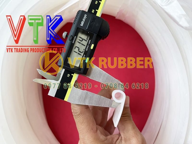 Gioăng cao su silicon trắng chịu nhiệt chữ P