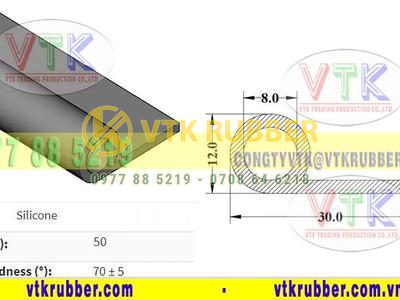 Nơi bán gioăng silicon đỏ chữ P ở Hậu Giang