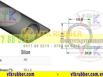 Xưởng cung cấp gioăng silicon trắng chịu nhiệt chữ P Sơn La