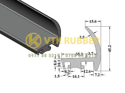 Địa điểm cung cấp ron cao su cửa thùng xe các loại ở Gia Lai