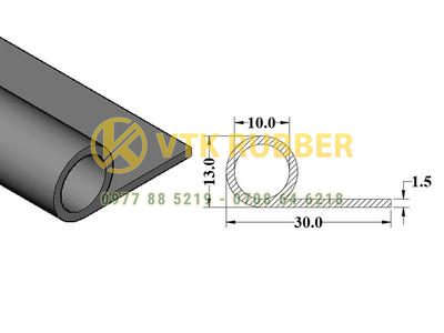 Công ty bán gioăng silicon đỏ chịu nhiệt chữ P Long An