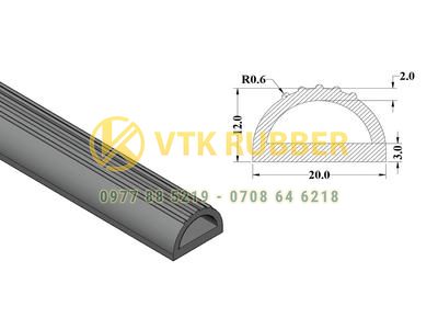 Địa chỉ bán ron silicon màu trắng chữ D ở Bắc Ninh