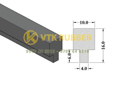 Nơi bán gioăng cao su chữ T chịu nhiệt ở Bắc Giang