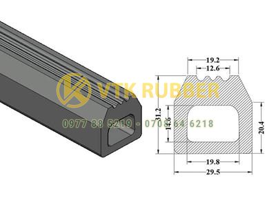 Báo giá gioăng silicon đỏ chữ D ở Tuyên Quang