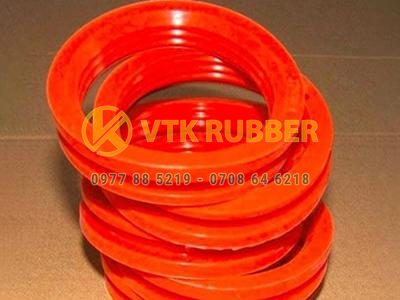 Gia công oring silicon màu đỏ theo bản vẽ ở Quảng Trị