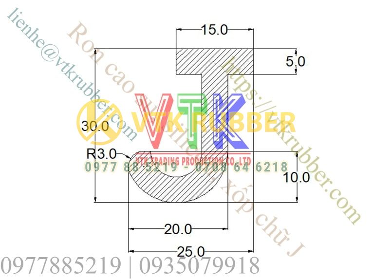 ban ve ky thuat ron nep cao su silicon xop chu J 4 min