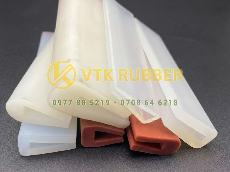 Nơi sản xuất gioăng silicon chữ U màu trắng ở Khánh Hoà