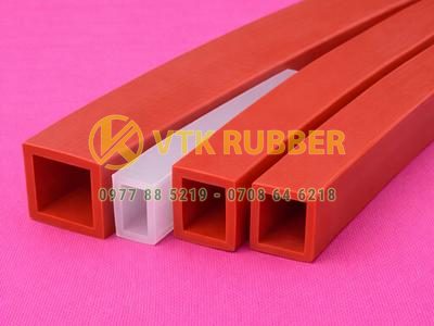 Ron silicon rỗng chữ nhật trắng đỏ chịu nhiệt tại Tây Ninh