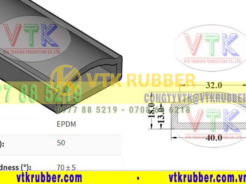 Xưởng phân phối gioăng đệm cao su chữ D ở Đồng Nai
