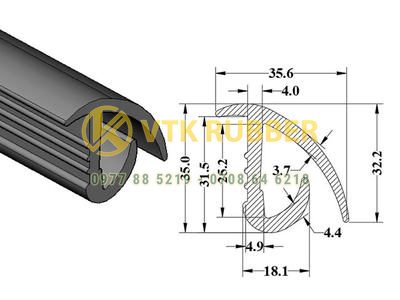Gioăng cao su cửa thùng xe tải ở Vĩnh Long