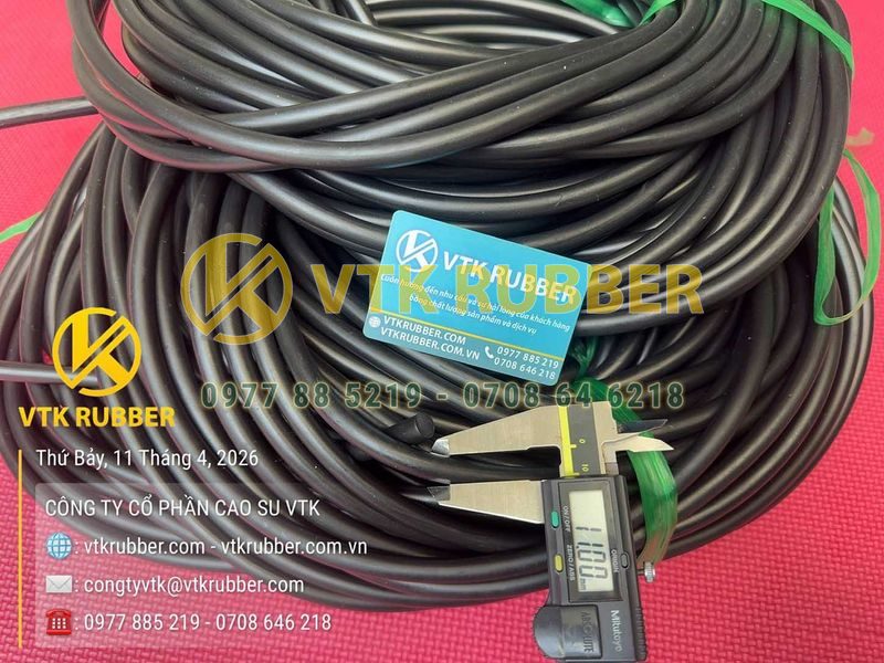 Ron cao su EPDM, NBR phi tròn phi 11mm