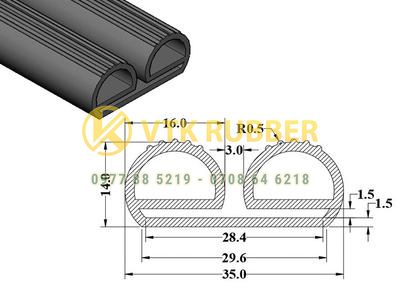 Nơi sản xuất roan silicon chữ E ở Ninh Bình