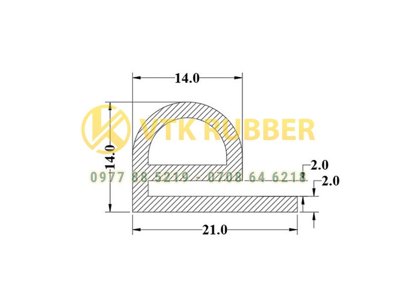Xưởng cung cấp gioăng silicon đỏ, trắng chịu nhiệt chữ E Sơn La