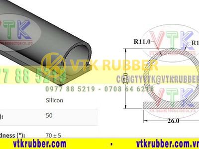 Nơi bán gioăng silicon chịu nhiệt chữ D Đà Nẵng