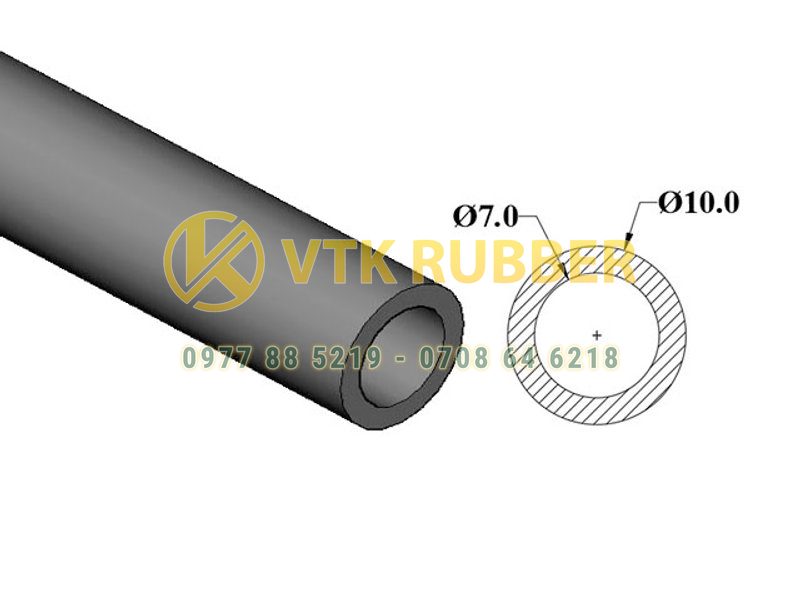 Báo giá ống silicon tròn phi 7x10, 10x14 ở Lâm Đồng