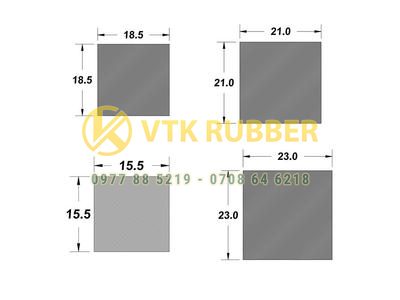 Ron cao su xốp vuông cho cửa xe tại Hải Dương