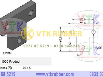 Đệm cao su giảm chấn, chống rung Bumpers