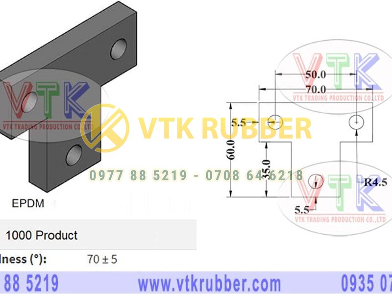Đệm cao su giảm chấn, chống rung Bumpers