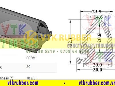 Địa chỉ bán gioăng cao su chịu dầu chữ D ở Hậu Giang