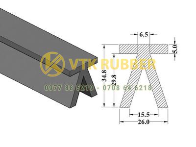 Nơi sản xuất gioăng cao su chịu nhiệt chữ Y silicon đỏ Tây Ninh