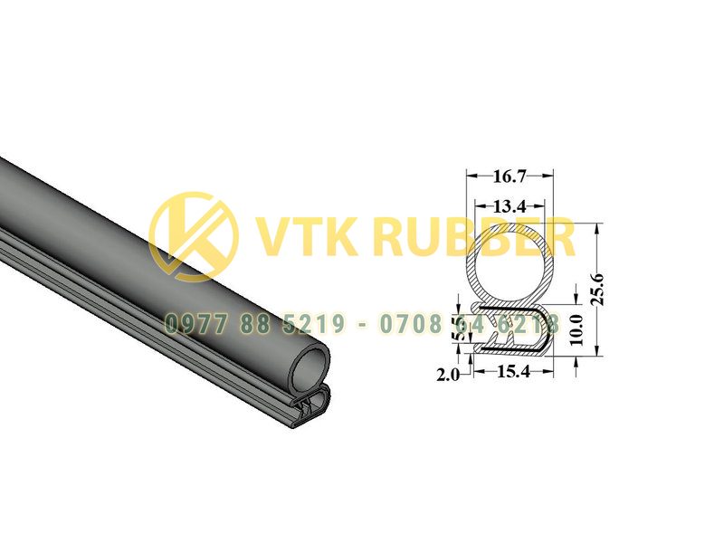 Xưởng sản xuất gioăng cao su cánh cửa ở Khánh Hoà