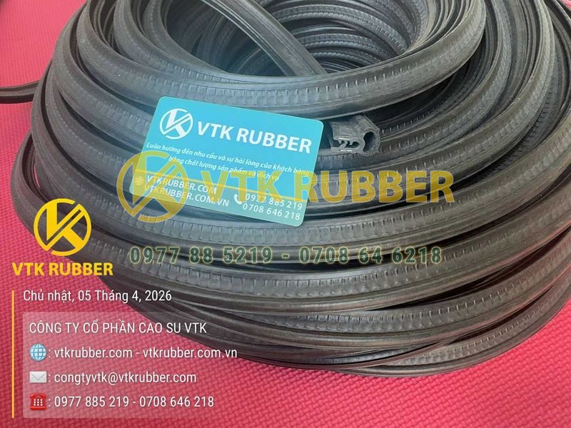 Ron cao su xốp kẽm chữ U 21x12.5x3.5 - XK 11, khe 4mm