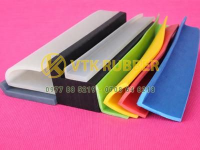 Gioăng silicon chịu nhiệt chữ L cho máy móc, lò hấp, thiết bị công nghiệp