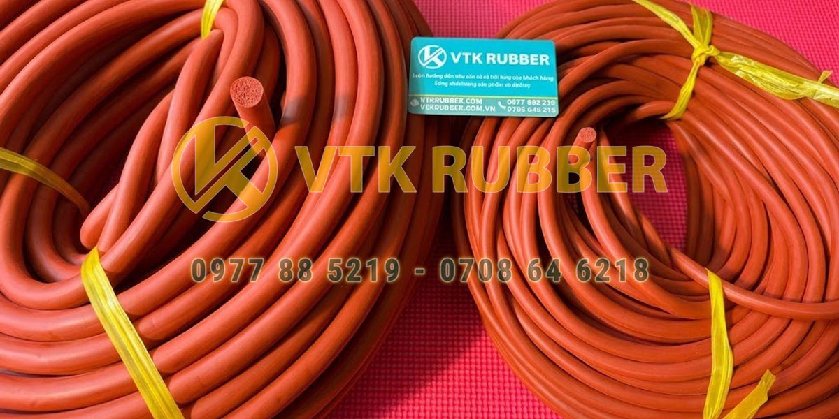 Sản xuất ron cao su xốp silicone đỏ theo yêu cầu: Đáp ứng mọi kích thước, gia công cắt lẻ lấy ngay