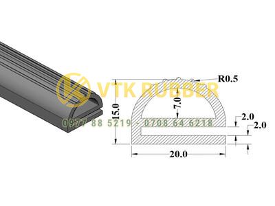 Cung cấp gioăng silicone chịu nhiệt chữ E ở Kiên Giang