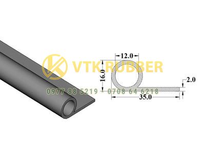 Xưởng cung cấp gioăng cao su EDPM chữ P ở Cà Mau